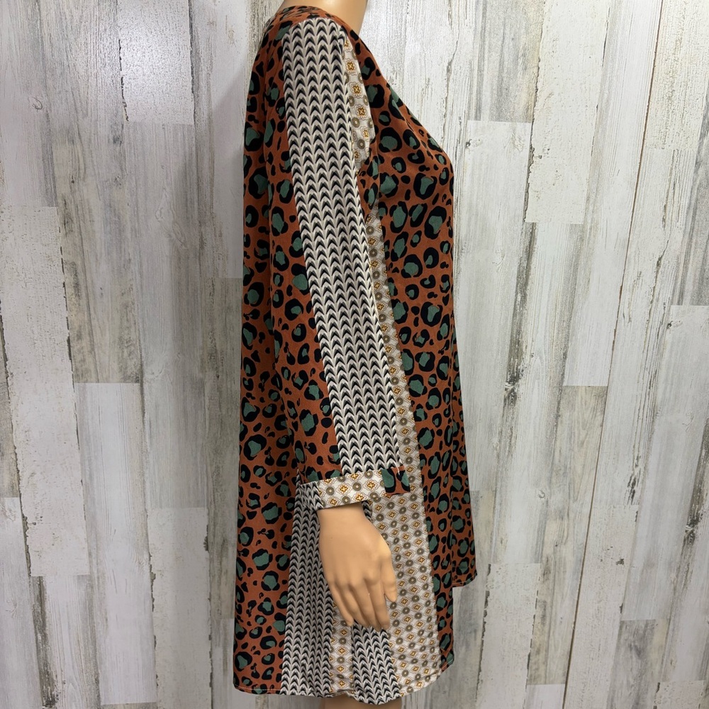 Jodifl Patchwork Print Shift Dress - image 8